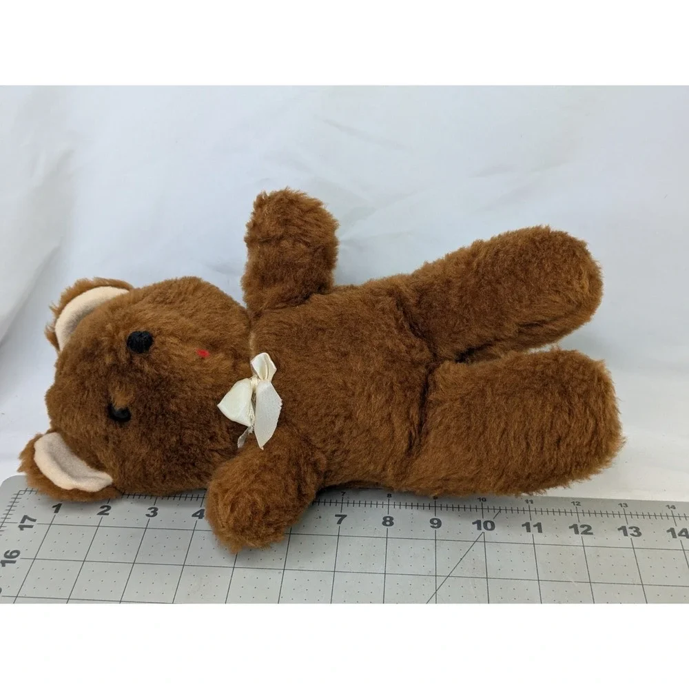Gund Brown‎ Bear Plush 12 Inch Vintage Superstuff Stuffed Animal Toy